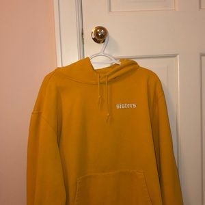 yellow sisters hoodie